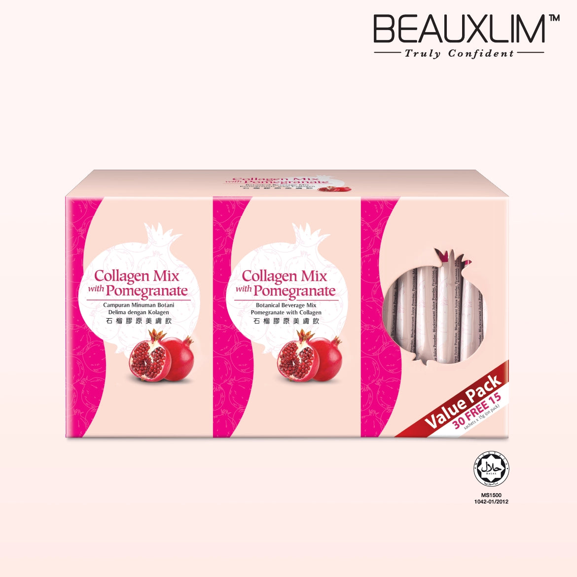 Beauxlim Collagen Mix Pomegranate